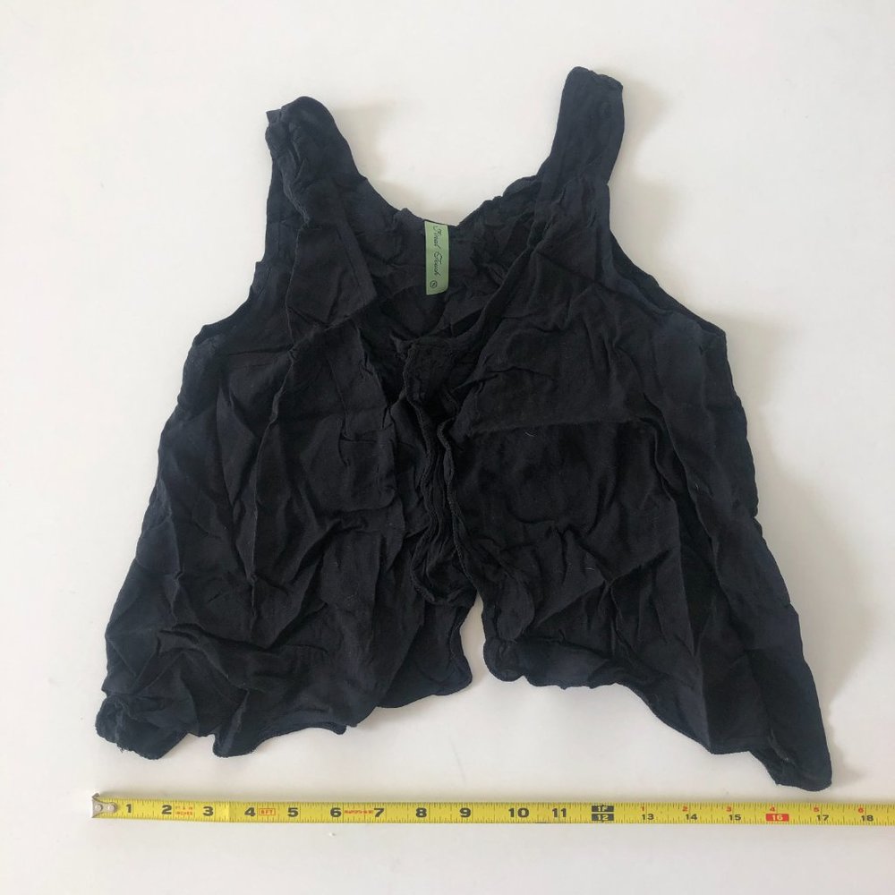 Dressy split front crop top - Picture 4 of 5